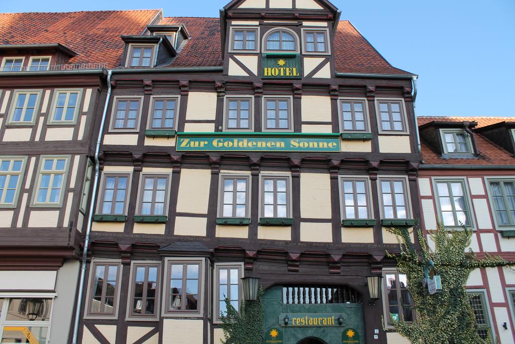 Das Hotel Zur Goldenen Sonne in der UNESCO Welterbestadt Quedlinburg