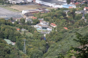 Blick vom Hexentanzplatz über Thale (Andrea Hundt